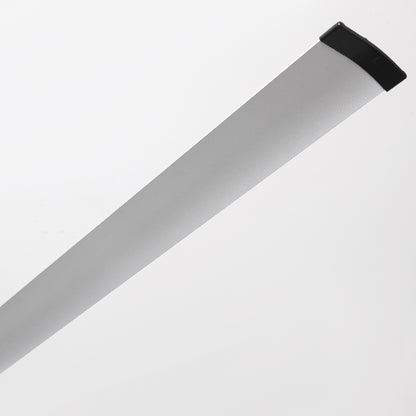 Ceiling Fan Modern 84" Industrial 7-Blade Silver Metal