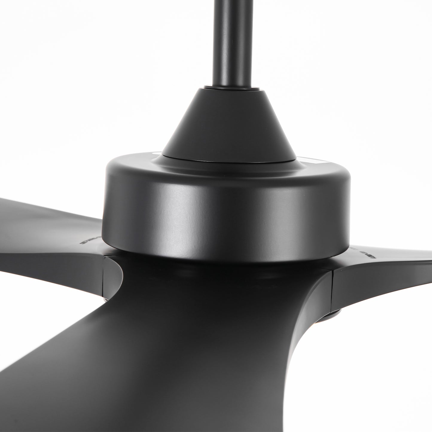 60" Modern Farmhouse Ceiling Fan with Light & Remote – Matte Black, 5-Blade, Quiet DC Motor