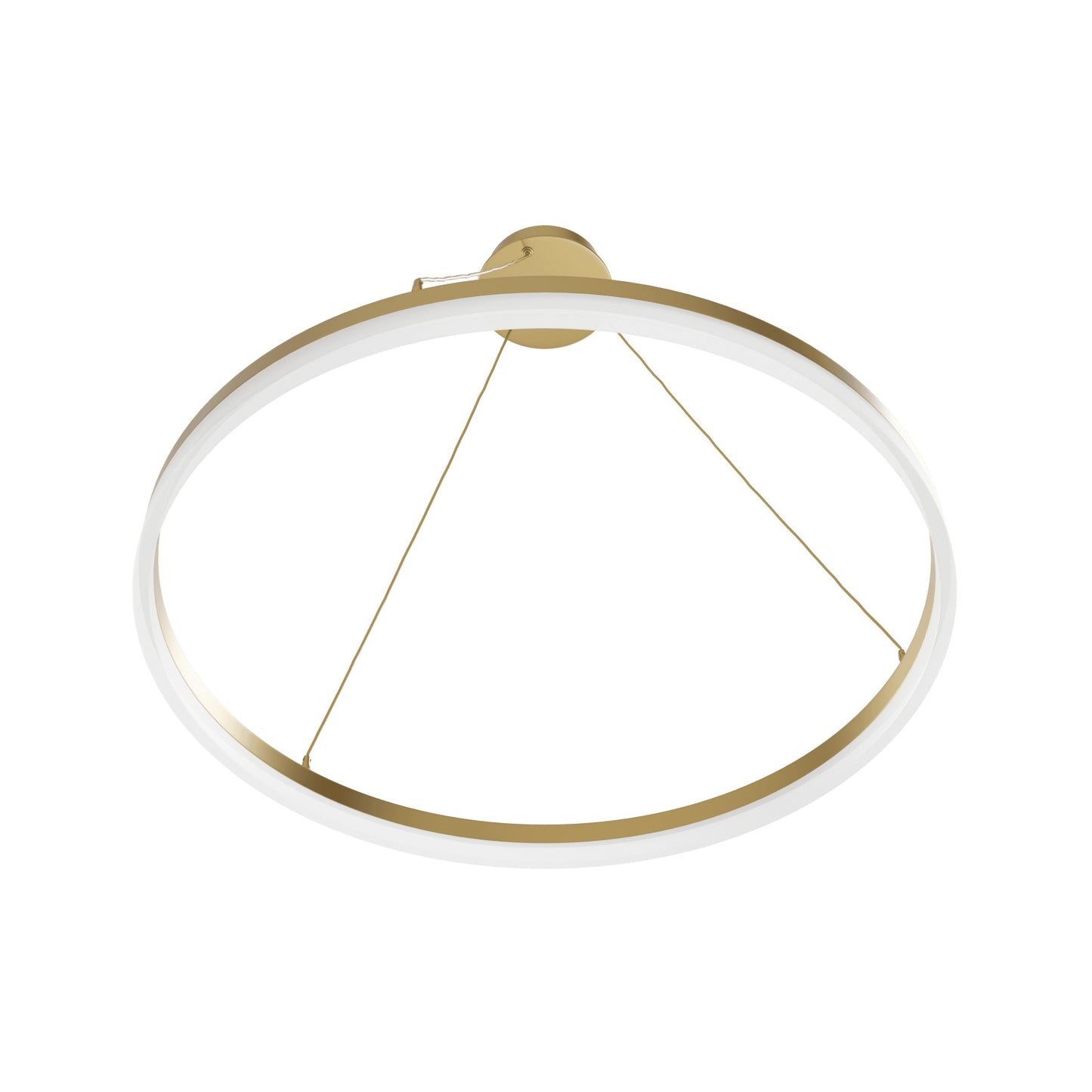 Circa 39" Modern Gold Ring LED Pendant Light