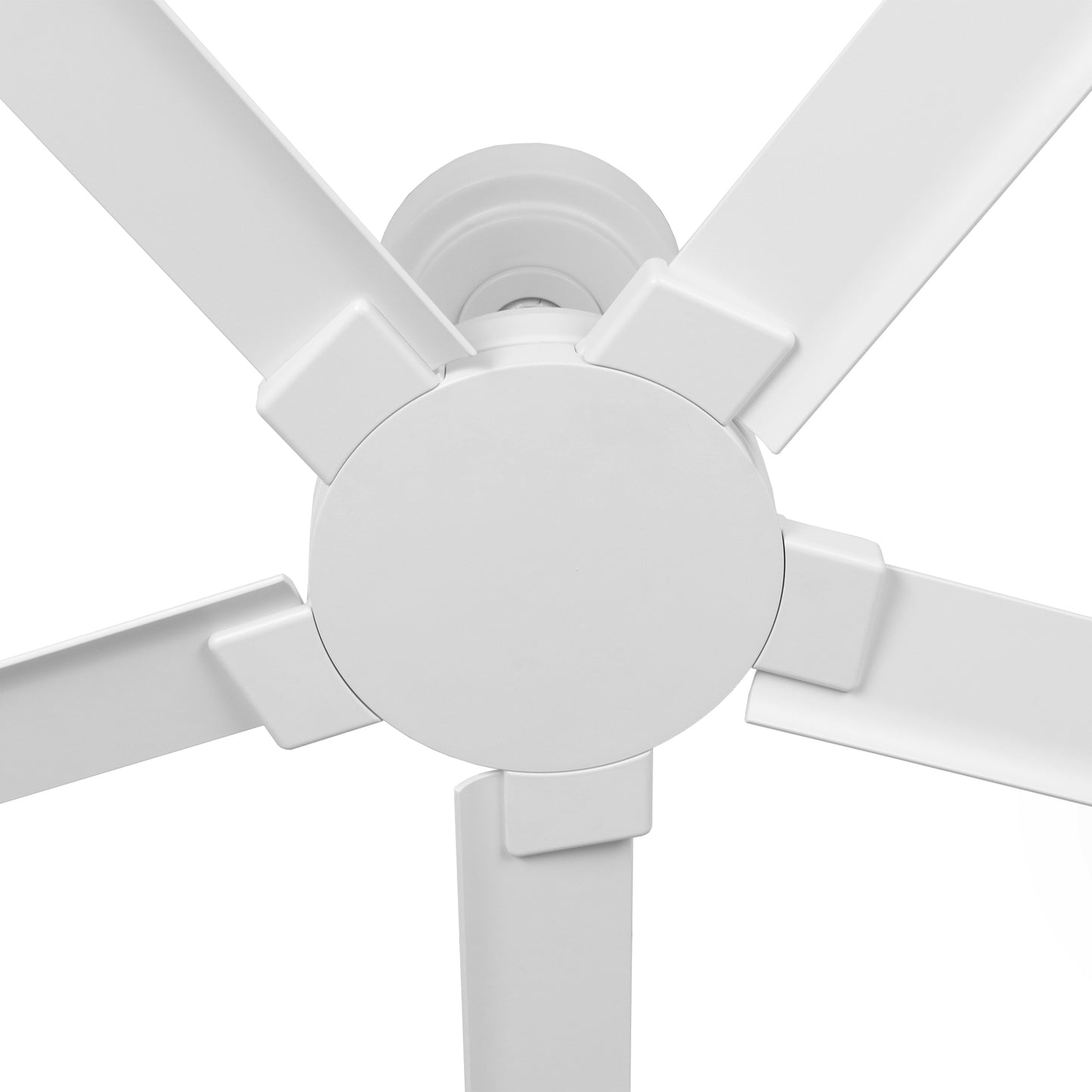 Ceiling Fan 84" Industrial 5-Blade White IPX4 Outdoor Use