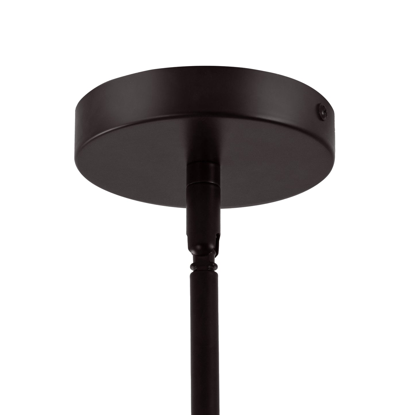 Modern Chandelier 24" 5-Light Bronze Tiered Drum Linen Shade