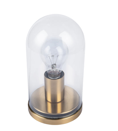 Atlas Modern Gold 1-light Metal & Glass Table Lamp