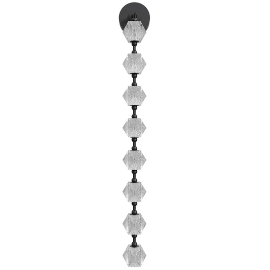 Beluga 8-Light Modern Black LED Wall Sconce