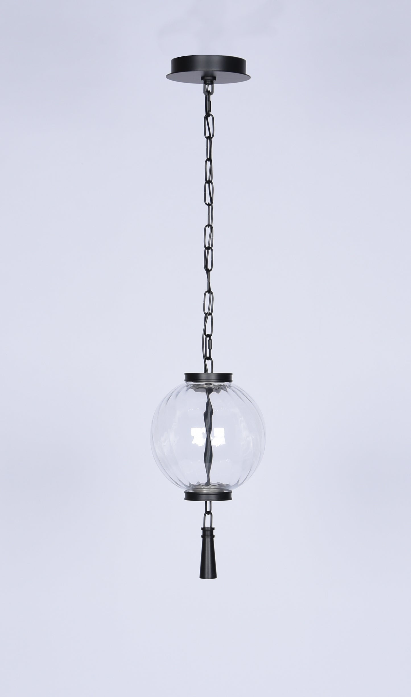 Modern Black LED Pendant Light – Minimalist Hanging Light, Dimmable