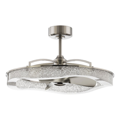 32" Perimost Brushed Silver LED Ceiling Fan