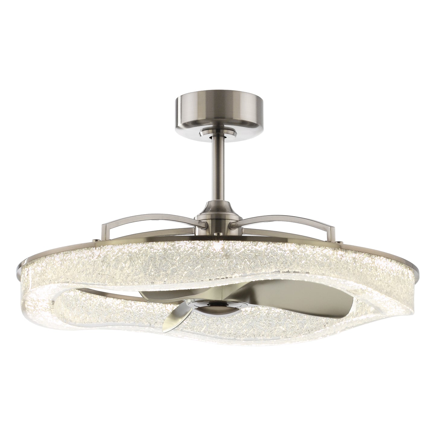 32" Perimost Brushed Silver LED Ceiling Fan