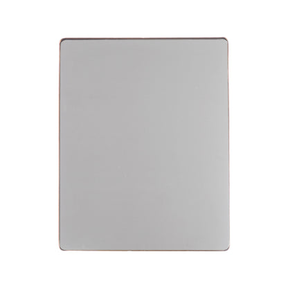 Golden Modern 23x30" Framed Wall Mirror
