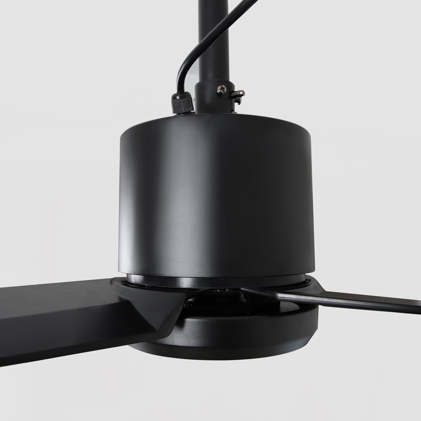 42" Indoor/Outdoor Black Plug-In Ceiling Fan with LED Light