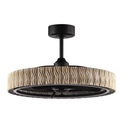 29" Farmhouse Fandelier Ceiling Fan with LED Light