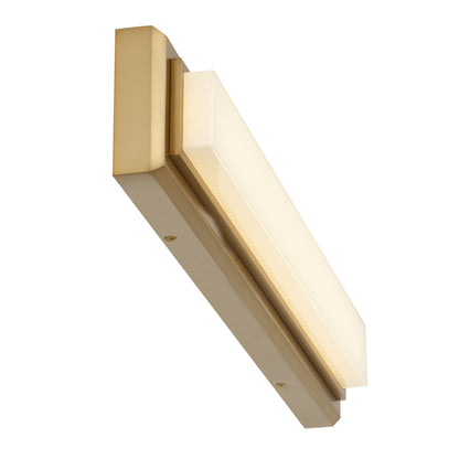 Purity 24" Antique Brass LED Bathroom Vanity Light