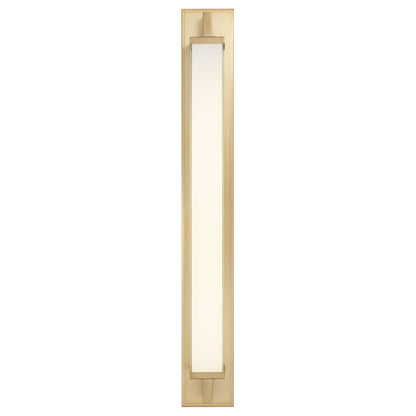 Zenith 34" Antique Brass LED Bathroom Vanity Light