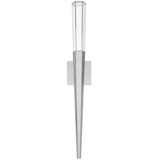 Avalon 1-Light Polished Chrome Wall Sconce