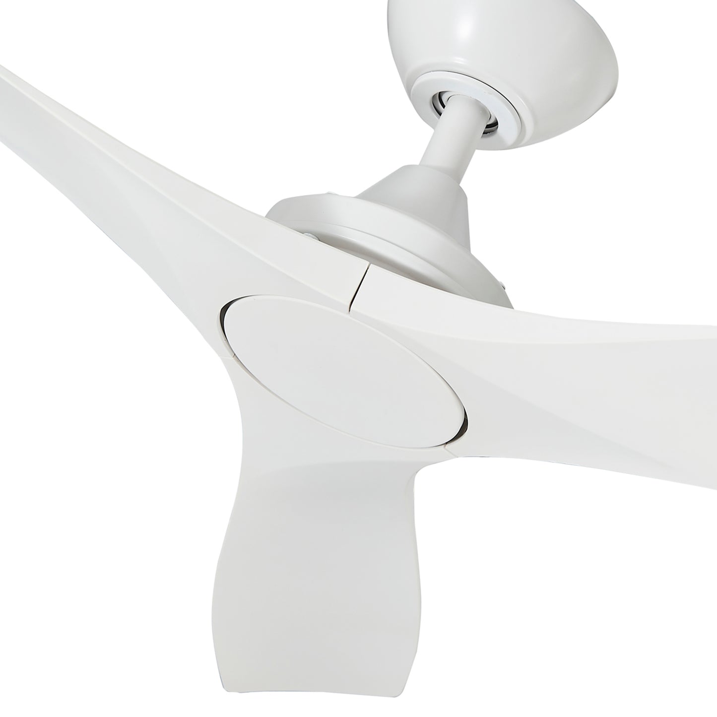 52" Rustic Farmhouse Ceiling Fan No Light with Remote – Indoor/Outdoor, Quiet DC Motor