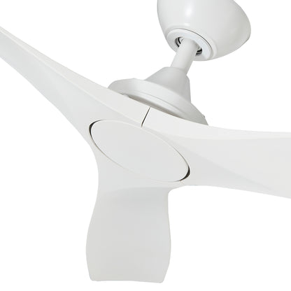 52" Rustic Farmhouse Ceiling Fan No Light with Remote – Indoor/Outdoor, Quiet DC Motor