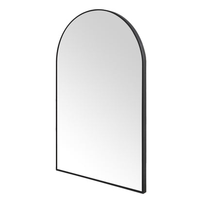 30" x 48" Black Arched Wall Mirror – EbonyArch Tall Vanity Mirror