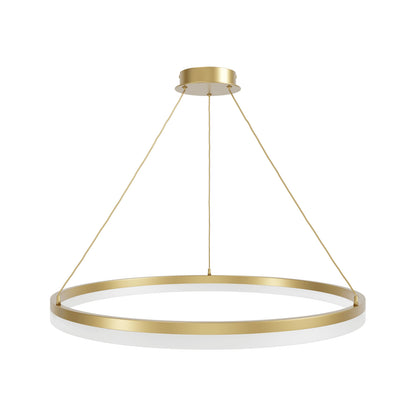 Circa 31" Modern Gold Ring LED Pendant Light