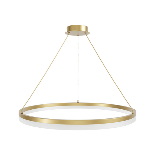 Circa 31" Modern Gold Ring LED Pendant Light