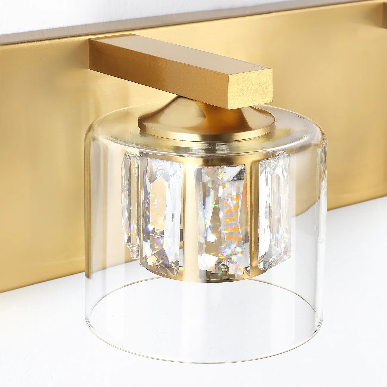 Kolt Gold Traditional 3-Light Bathroom Vanity Light