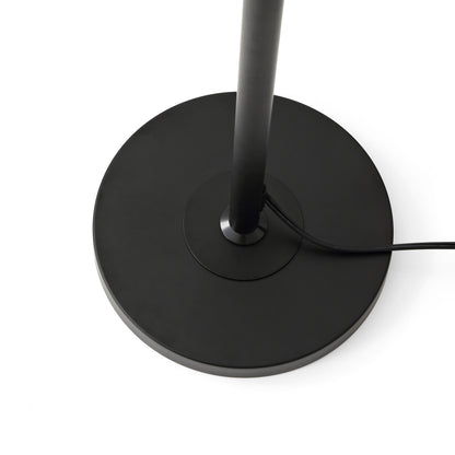 Floor Lamp Traditional Black 69" 3-Light Hemp Shades