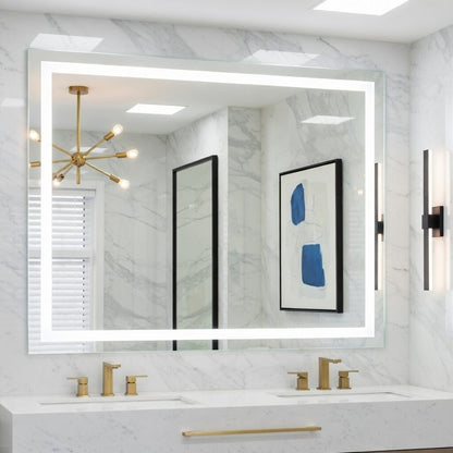 LED Bathroom Mirror with Anti-Fog & Dimmable Lighting (Backlit)