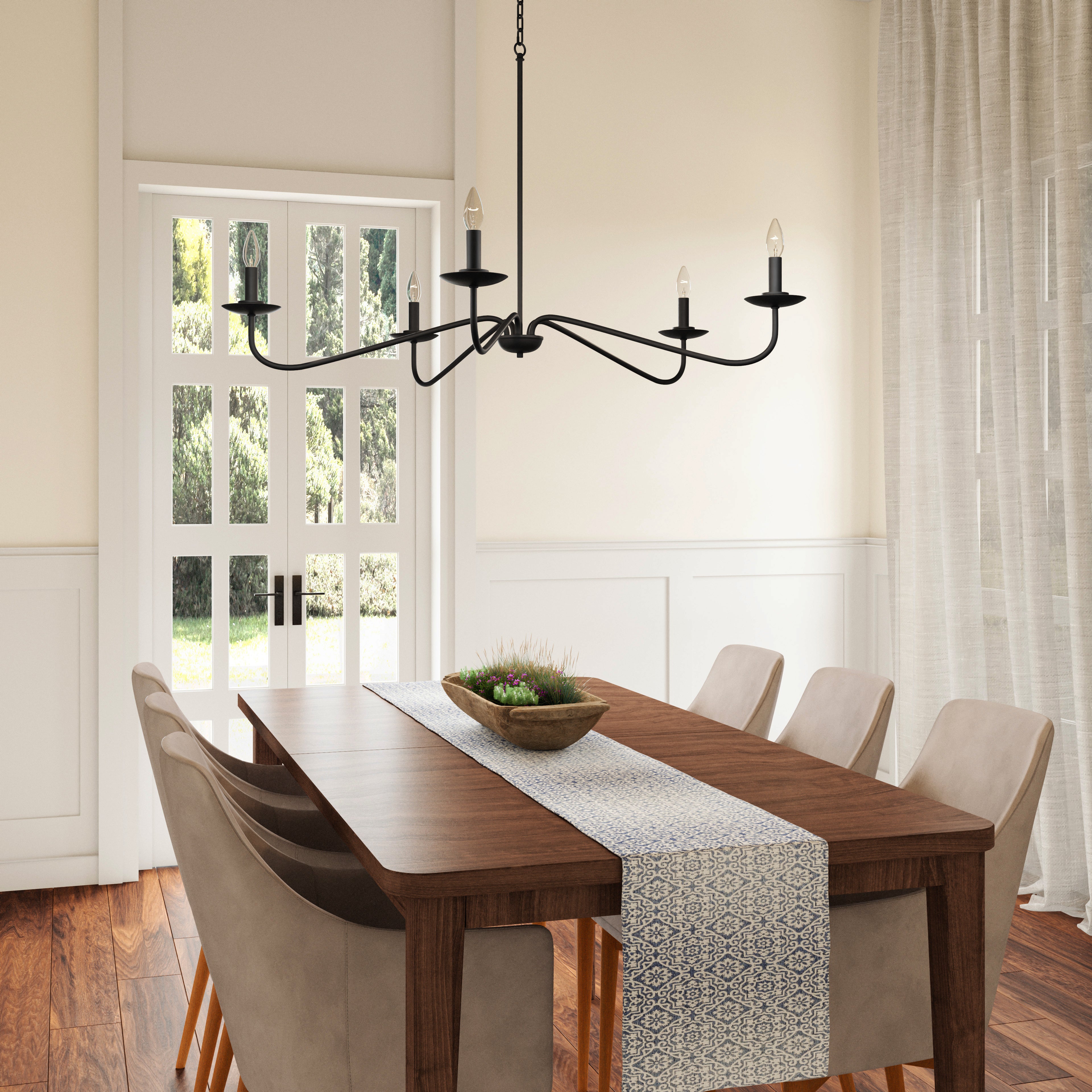 Hamza 6 clearance light chandelier