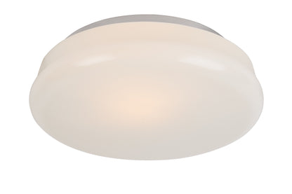 Finn 1-Light Nickel LED Flush Mount Ceiling Light