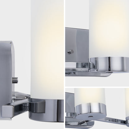 Revis 3-Light Silver Dimmable Bathroom Vanity Light